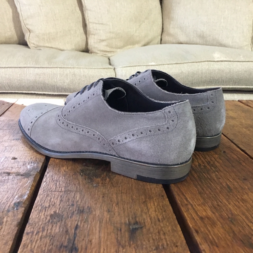 DONATED!  Gordon Rush Suede Oxfords 10.5! NEW! - Picture 8 of 8